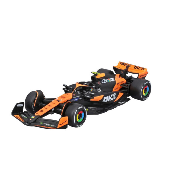 Bburago Race - McLaren MCL38 Miami Grand Prix 2024 - #4 Lando Morris 1/43