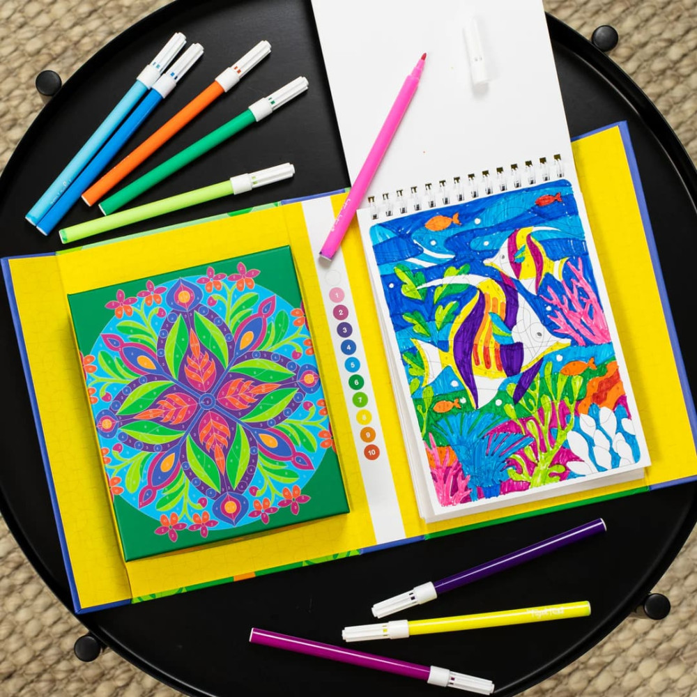 Tiger Tribe Σετ Ζωγραφικής με Αρίθμηση "Τροπικά"