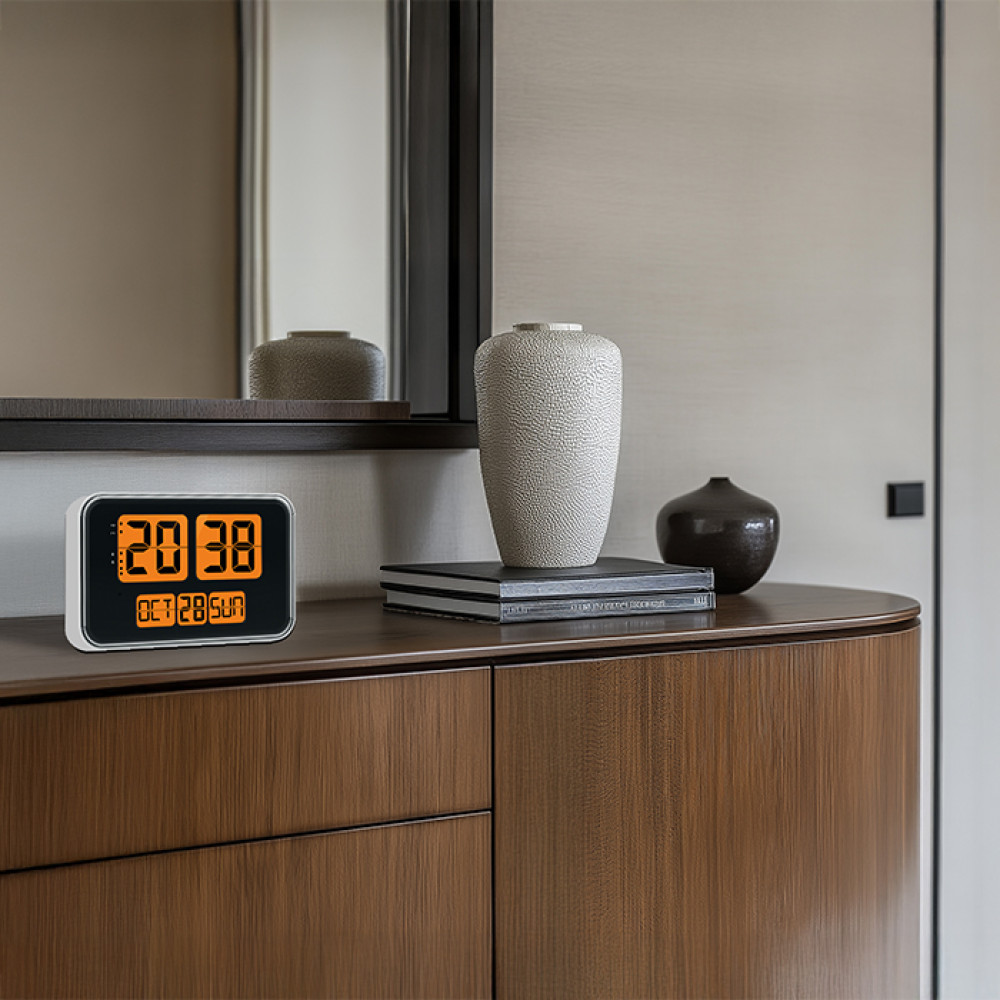 Life Wall Flip Επιτοίχιο ψηφιακό ρολόι & ημερολόγιο με οθόνη LCD και retro flip design