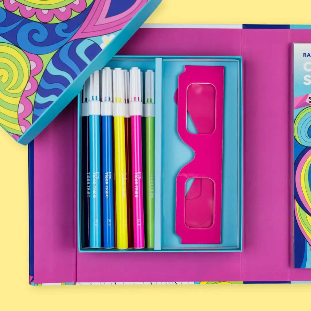 Tiger Tribe Σετ Ζωγραφικής & Κολάζ 3D "Ουράνια Τόξα"