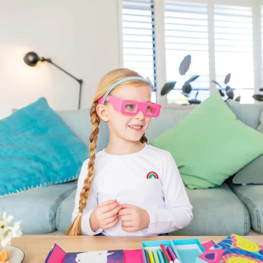 Tiger Tribe Σετ Ζωγραφικής & Κολάζ 3D "Ουράνια Τόξα"