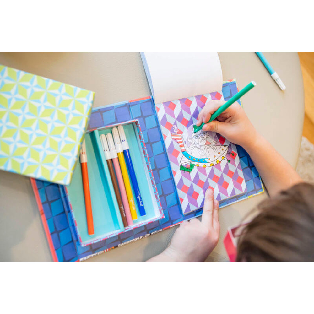 Tiger Tribe Σετ Ζωγραφικής & Κολάζ 3D "Δεινόσαυρος"