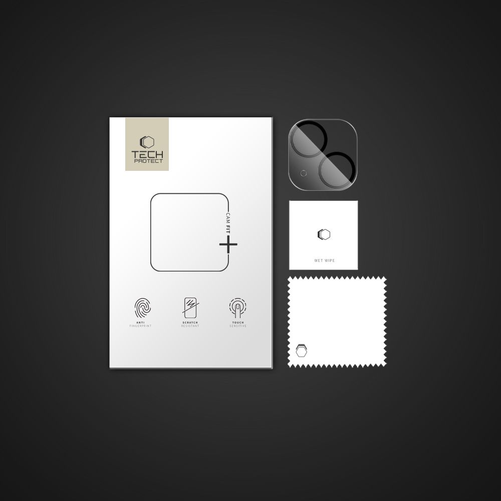 Hofi CAMFIT+ Camera Tempered Glass για Apple iPhone 14 /14 Plus /15 /15 Plus (Διάφανο)