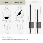 Tech-Protect UWP10 Universal Waterproof Pouch Αδιάβροχο Τσαντάκι Μέσης (Γκρι)