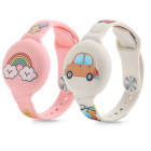 Tech-Protect Smooth For Kids Θήκες Καρπού Σιλικόνης για AirTag (2 τμχ)