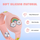 Tech-Protect Smooth For Kids Θήκες Καρπού Σιλικόνης για AirTag (2 τμχ)