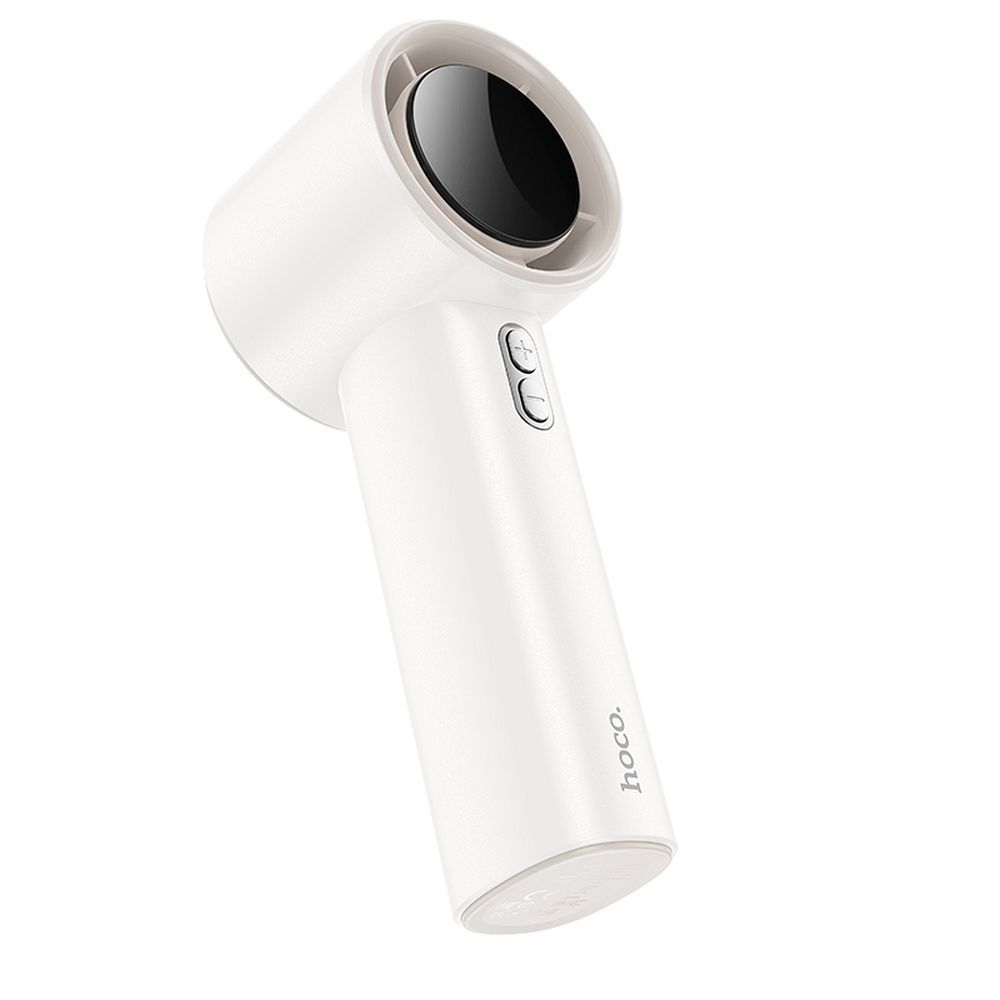 Hoco HX64 high speed Επαναφορτιζόμενο Ανεμιστηράκι Χειρός (Λευκό)