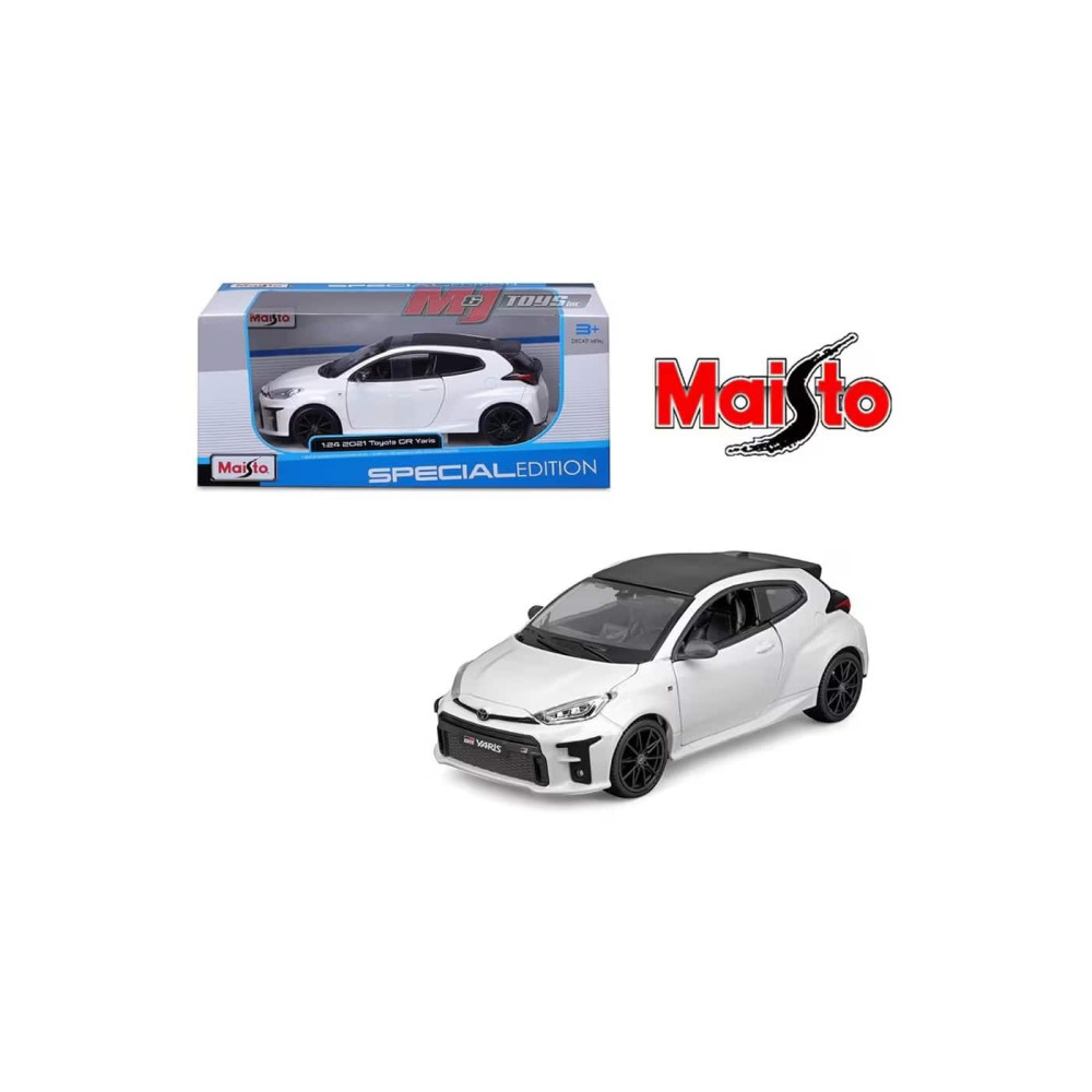 Maisto Toyota GR Yaris (2021) (Λευκό) 1/24