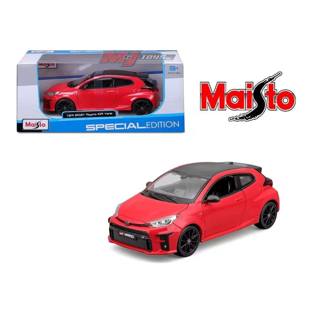 Maisto Toyota GR Yaris (2021) (Κόκκινο) 1/24