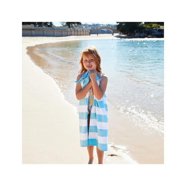 Dock & Bay Παιδική Πετσέτα Θαλάσσης Μικροΐνών 130 x 70 cm - Tulum Blue