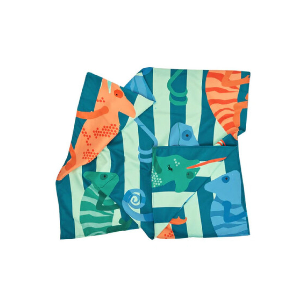 Dock & Bay Παιδική Πετσέτα Θαλάσσης Μικροΐνών 130 x 70 cm - Karma Chameleon