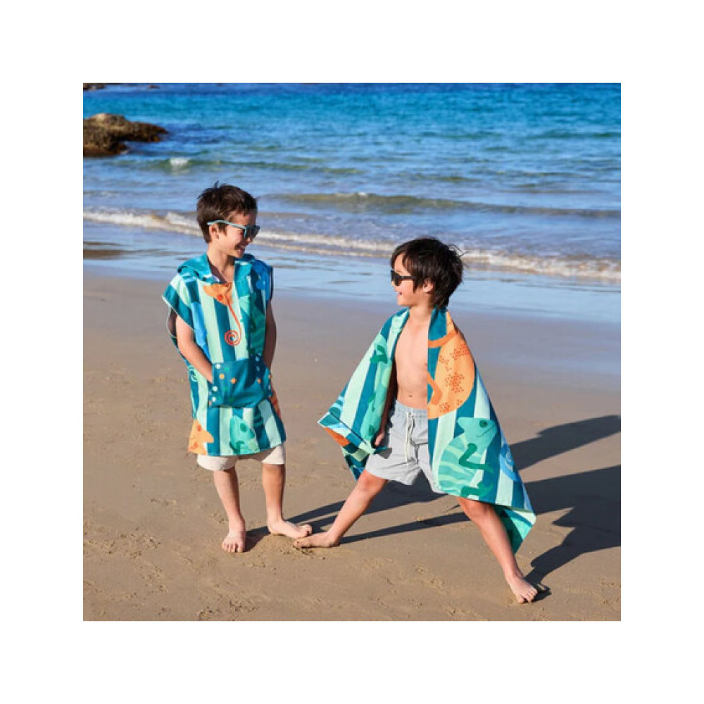 Dock & Bay Παιδική Πετσέτα Θαλάσσης Μικροΐνών 130 x 70 cm - Karma Chameleon