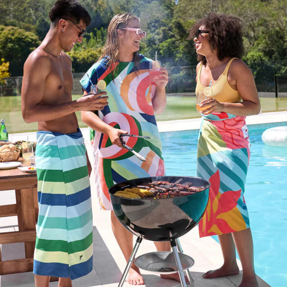 Dock & Bay Πόντσο Ενηλίκων Μικροΐνών 70 x 90 cm - Fruit Loops