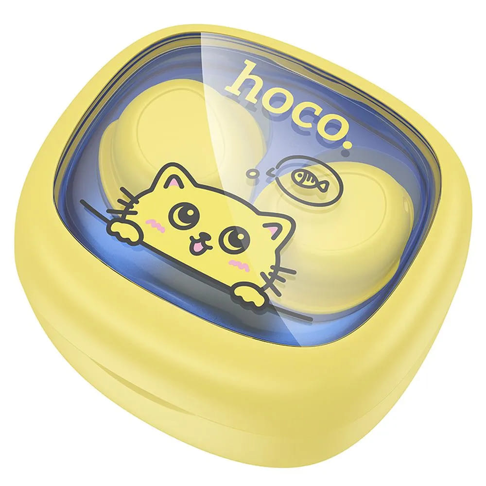 Hoco Ασύρματα Παιδικά Ακουστικά Bluetooth EW111 (Κίτρινο)