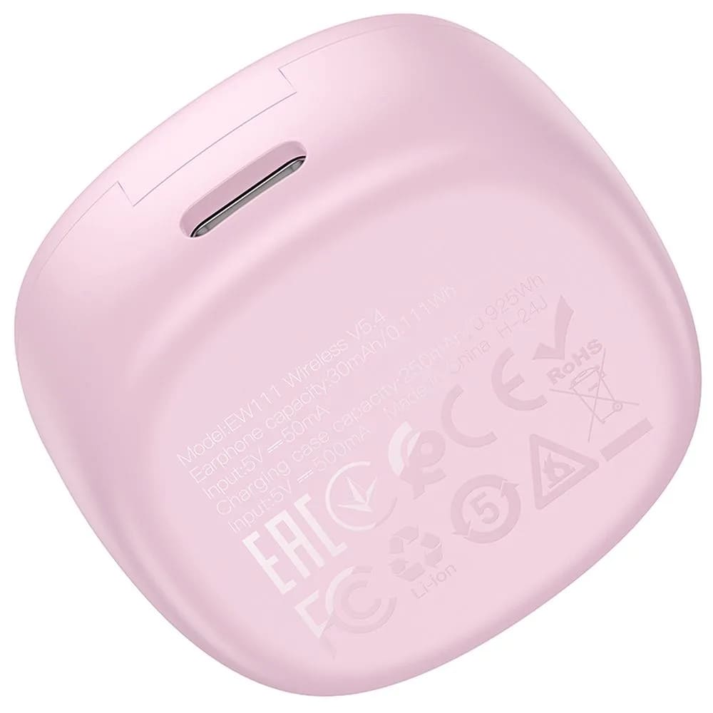 Hoco Ασύρματα Παιδικά Ακουστικά Bluetooth EW111 (Ροζ)