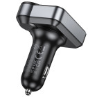 Hoco E86 Bluetooth Transmitter 2 x USB A + USB C QC3.0 PD 48W (Μαύρο)