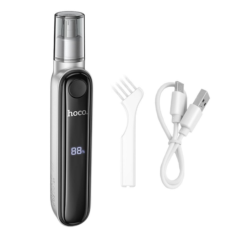 Hoco HP33 Nose Hair Trimmer Μηχανή για κοπή τριχών από αυτιά και μύτη (metal gray)