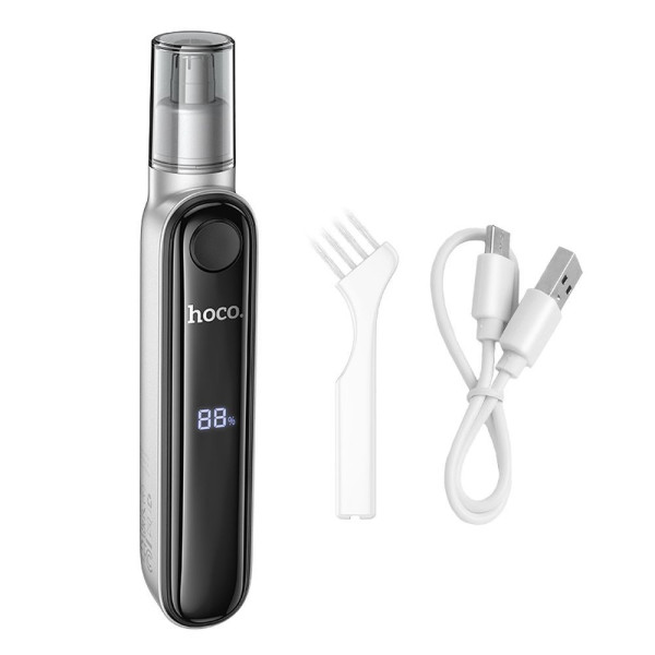 Hoco HP33 Nose Hair Trimmer Μηχανή για κοπή τριχών από αυτιά και μύτη (metal gray)