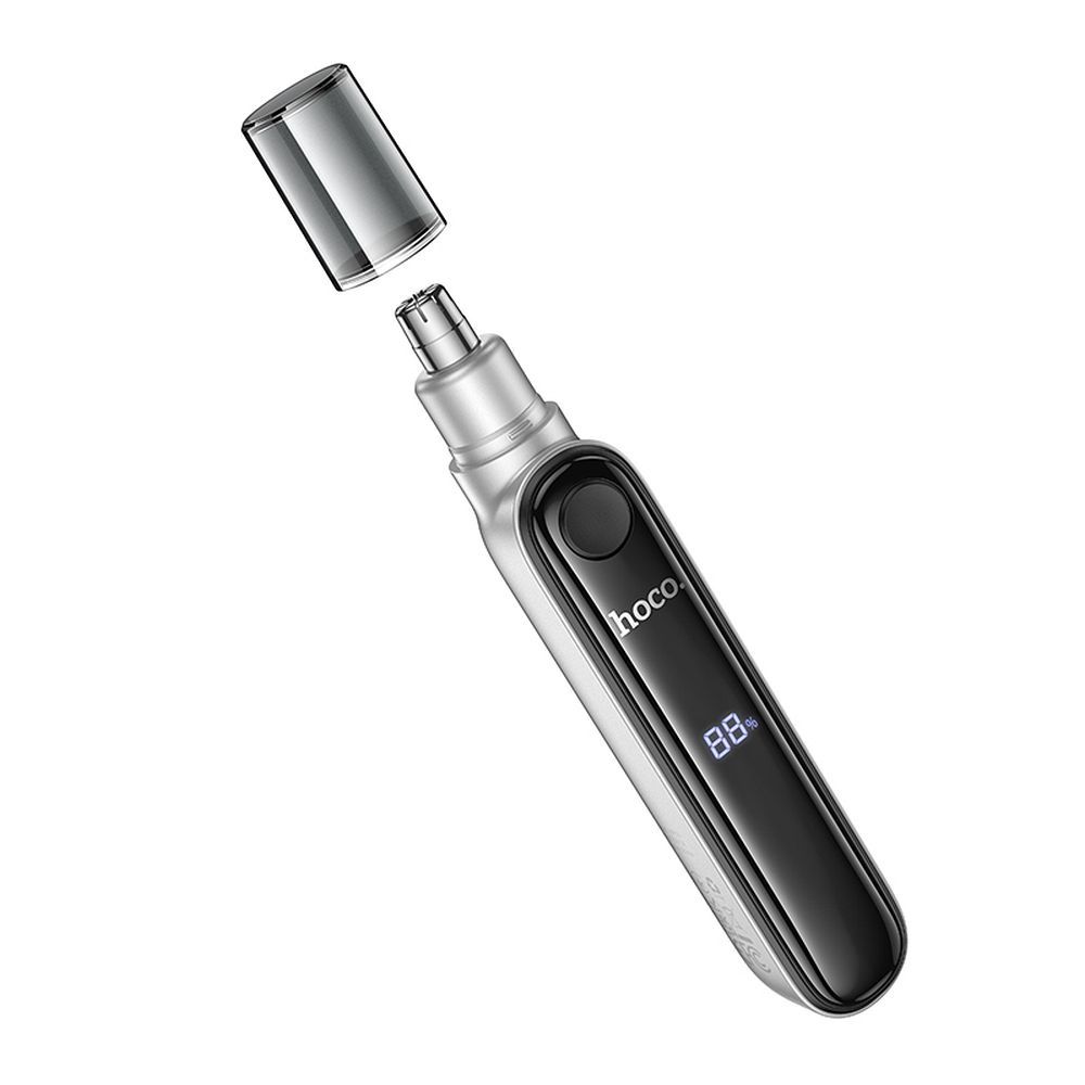 Hoco HP33 Nose Hair Trimmer Μηχανή για κοπή τριχών από αυτιά και μύτη (metal gray)