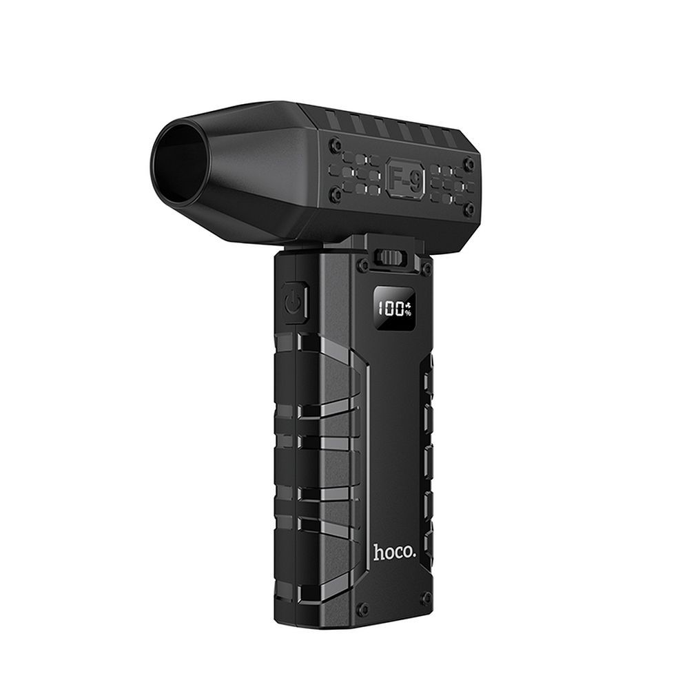 Hoco HX67 80000 RPM Ultra-High Speed Επαναφορτιζόμενο Ανεμιστηράκι Χειρός (Μαύρο)