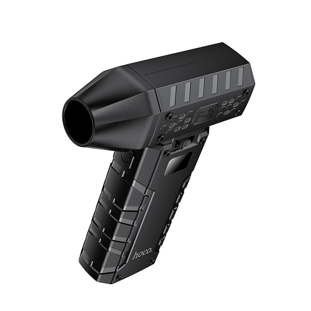 Hoco HX67 80000 RPM Ultra-High Speed Επαναφορτιζόμενο Ανεμιστηράκι Χειρός (Μαύρο)