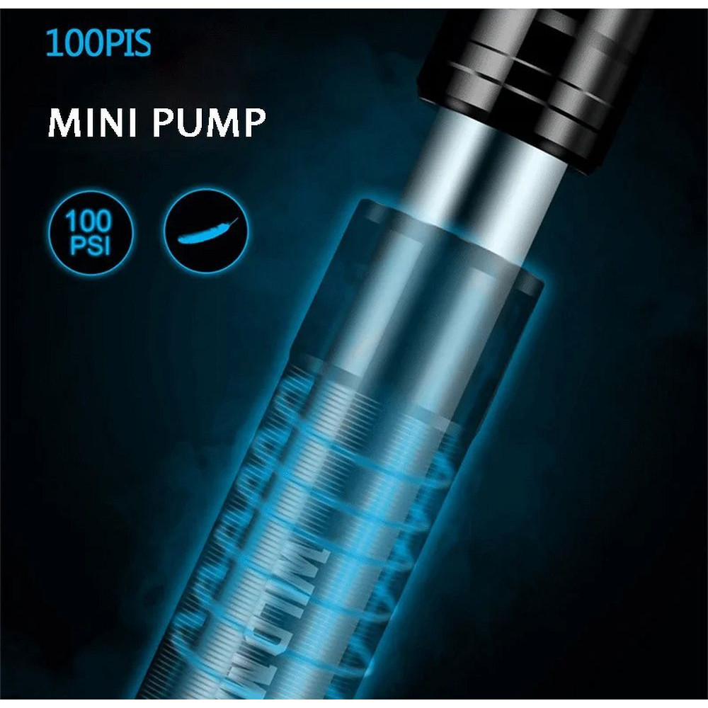 WildMan GK8 τρόμπα ποδηλάτου (Μαύρο)