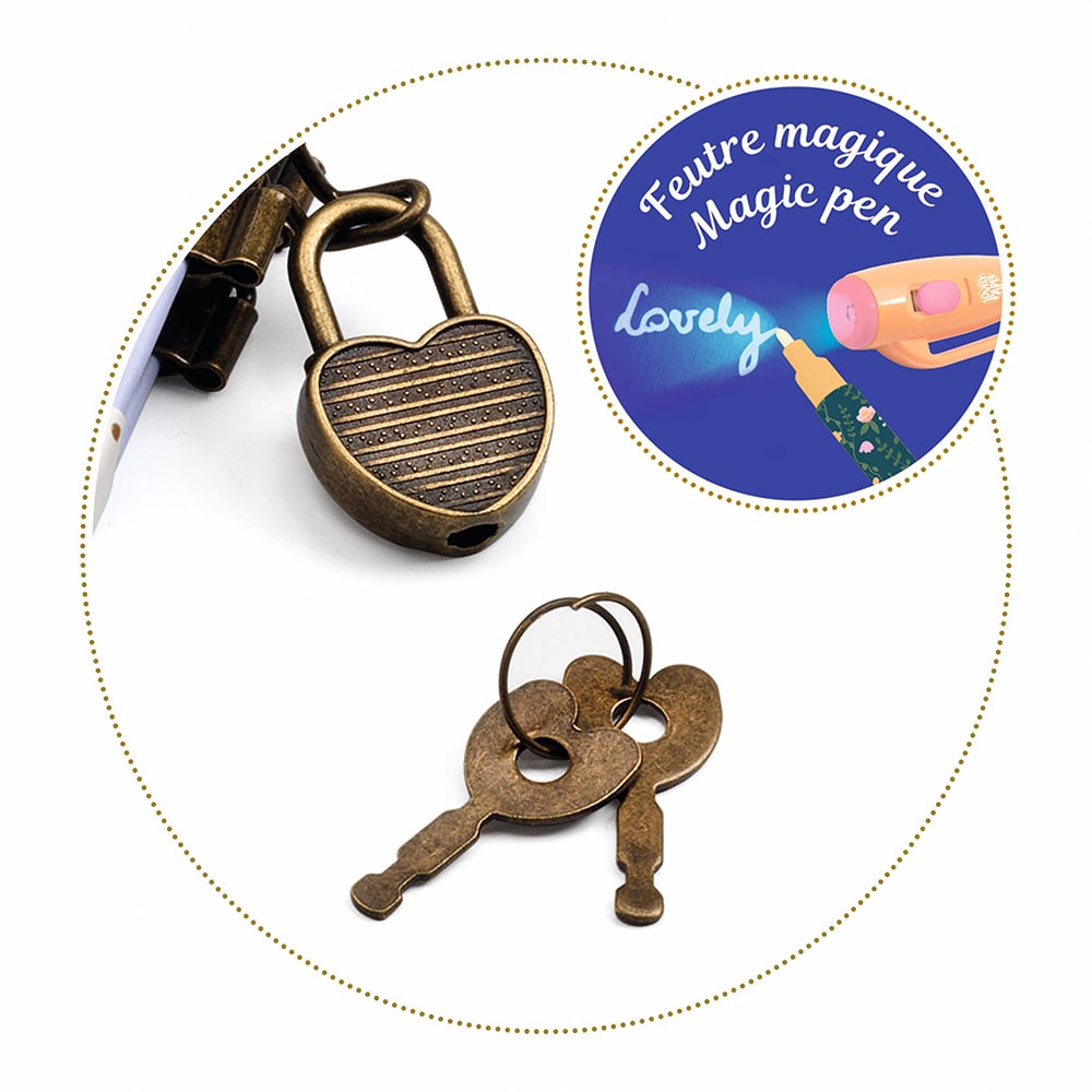 Djeco Ημερολόγιο με Κλειδαριά και Μαγικό Μαρκαδόρο Γατούλα