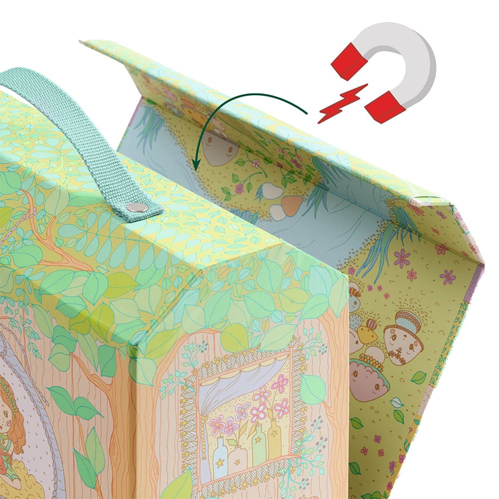 Djeco κουκλόσπιτο Tinyly σε βαλιτσάκι "Δεντρόσπιτο"