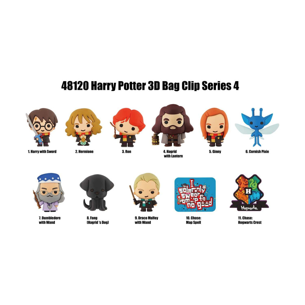 Φιγούρα Μπρελόκ Monogram Harry Potter 3D Foam Bag Clip Series 4