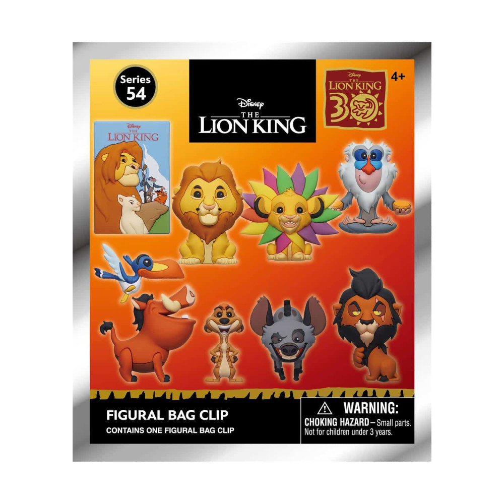 Φιγούρα Μπρελόκ Monogram Disney: Lion King 3D Foam Bag Clip Series 54
