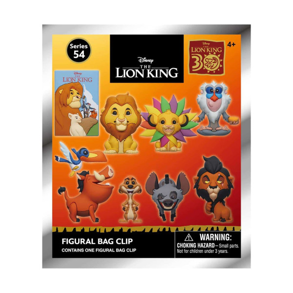 Φιγούρα Μπρελόκ Monogram Disney: Lion King 3D Foam Bag Clip Series 54