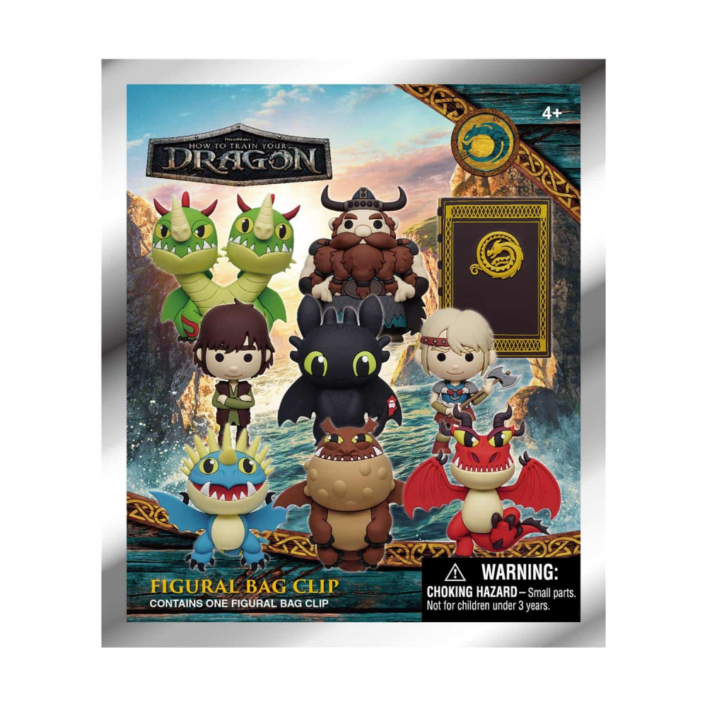 Φιγούρα Μπρελόκ Monogram How To Train Your Dragon (2025 Movie) 3D Foam Bag Clip