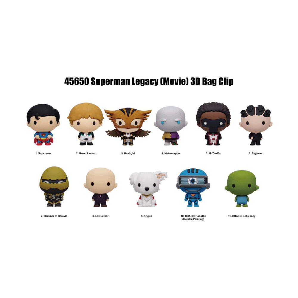 Φιγούρα Μπρελόκ Monogram Superman Legacy 3D Foam Bag Clip