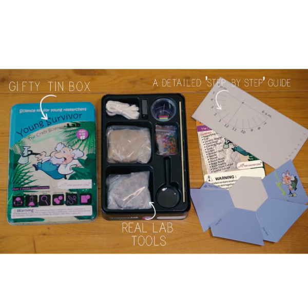 The Purple Cow Πειράματα - Εργαστήριο Μικρός Επιζών