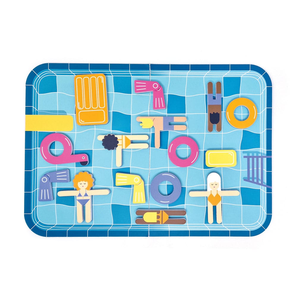 Svoora Επιτραπέζιο Μαγνητικό Παιχνίδι "Πάρτι στην Πισίνα"