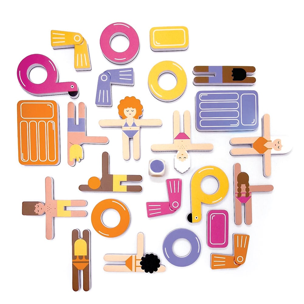 Svoora Επιτραπέζιο Μαγνητικό Παιχνίδι "Πάρτι στην Πισίνα"