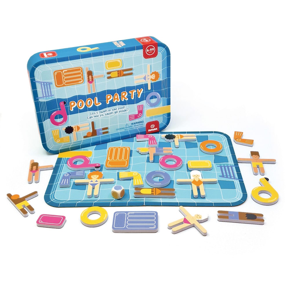 Svoora Επιτραπέζιο Μαγνητικό Παιχνίδι "Πάρτι στην Πισίνα"