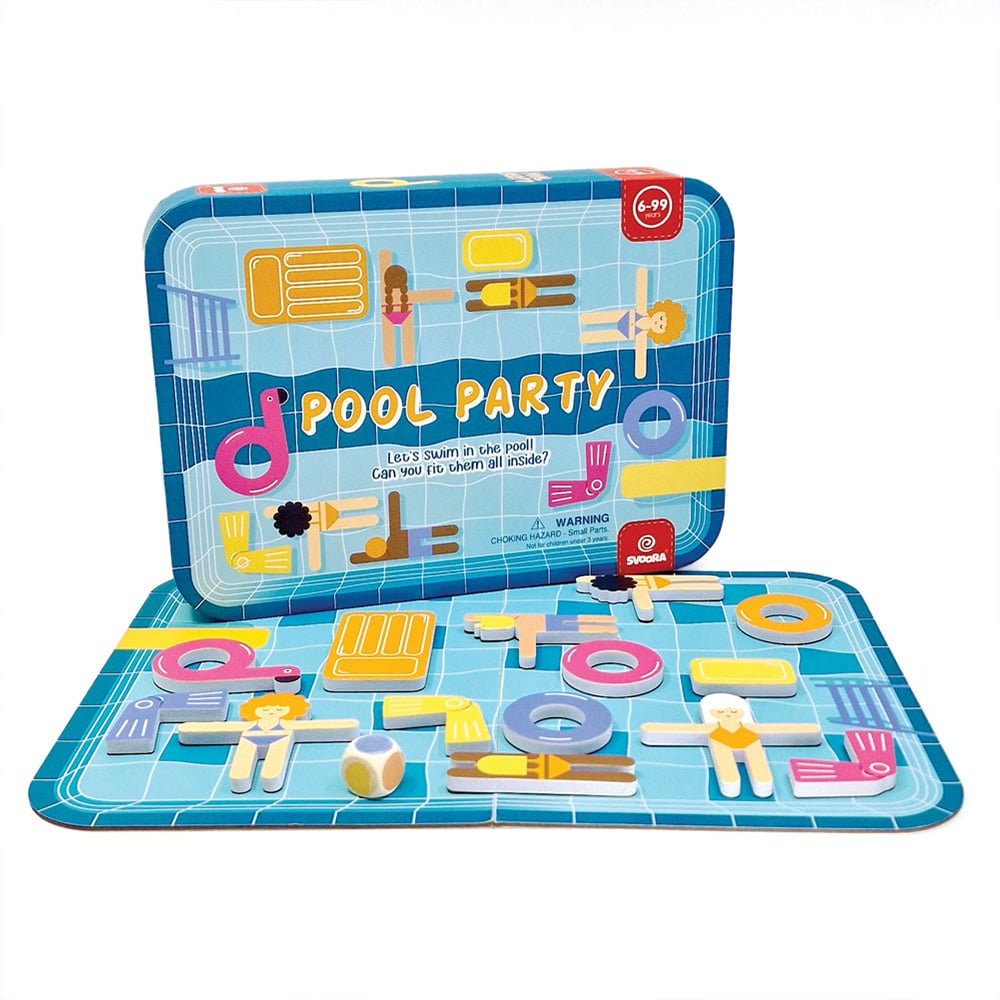 Svoora Επιτραπέζιο Μαγνητικό Παιχνίδι "Πάρτι στην Πισίνα"