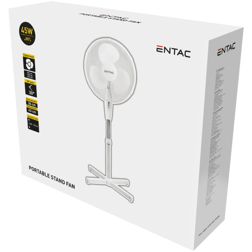 Entac Ανεμιστήρας 45W (Λευκό)