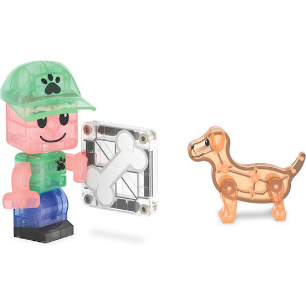 Magna-Tiles Μαγνητικό Παιχνίδι 27 Κομματιών Puppy Park