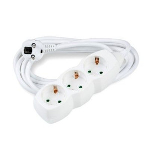 Technik Πολύπριζο 3 Θέσεων 3x1,5mm 5m (Λευκό)
