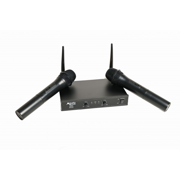 Audio Club WM20 Ασύρματα Μικρόφωνα Dual Wireless UHF Microphone System
