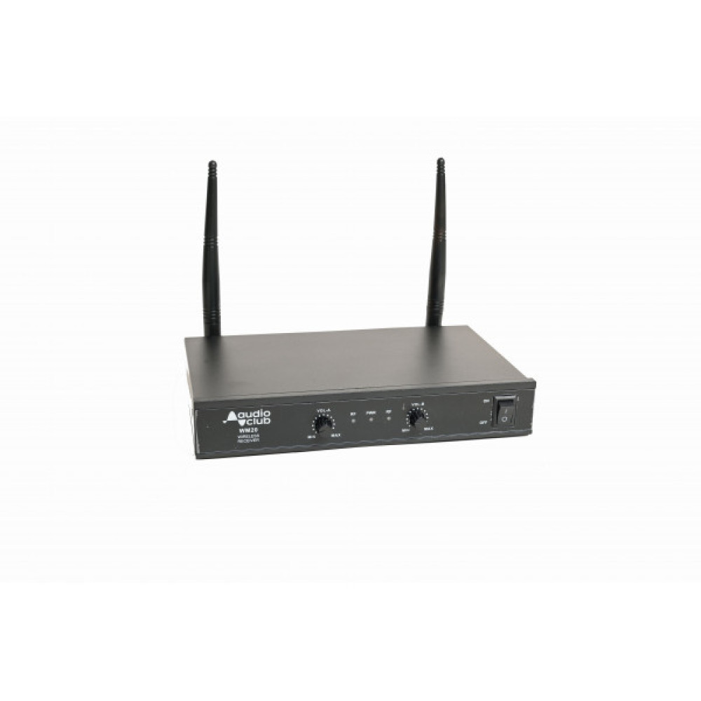 Audio Club WM20 Ασύρματα Μικρόφωνα Dual Wireless UHF Microphone System