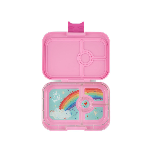 Yumbox Panino Φαγητοδοχείο με 4 χωρίσματα (Power Pink - Rainbow)