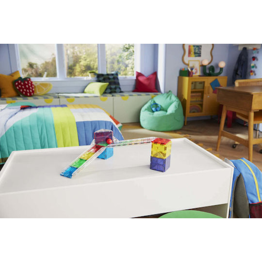 Magna-Tiles Μαγνητικό Παιχνίδι 33 Κομματιών Rail Racers