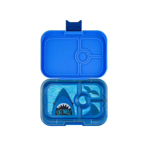 Yumbox Panino Φαγητοδοχείο με 4 χωρίσματα (Surf Blue - Shark)
