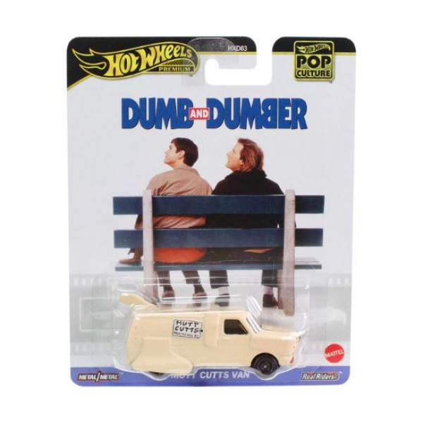 Mattel Hot Wheels Premium Pop Culture: Dumb and Dumber - Mutt Cutt Van Vehicle (JBL80)
