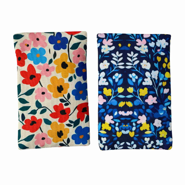 Yumbox Icepacks Τζελ Σετ Παγοκύστες με Θήκες 2 τμχ Poppies & Blue Flowers