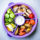 Yumbox Poke Bowl Φαγητοδοχείο με 3 χωρίσματα (Maui Purple)