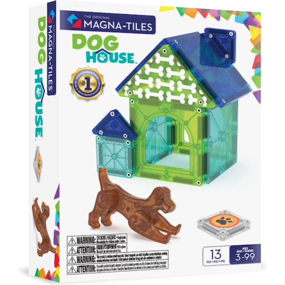 Magna-Tiles Μαγνητικό Παιχνίδι 13 κομματιών Dog House